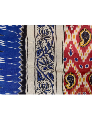 Kalamkari Block Printed Natural Dyed Cotton Dupatta