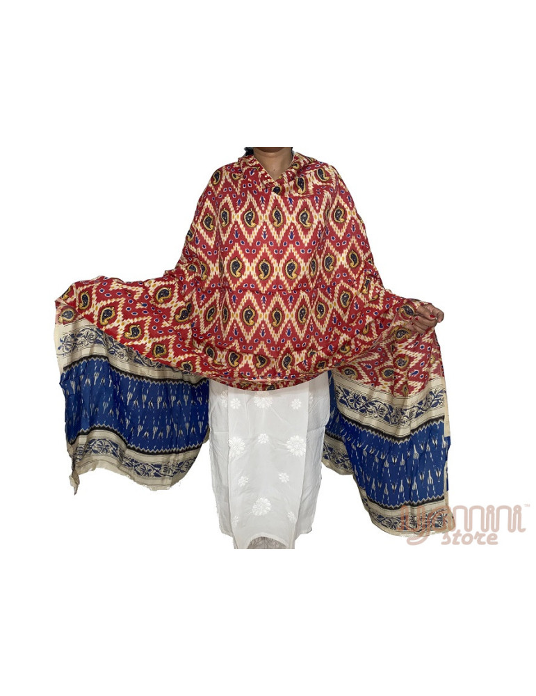Kalamkari Block Printed Natural Dyed Cotton Dupatta