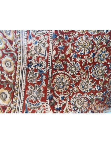 Kalamkari Block Printed Natural Dyed Cotton Dupatta