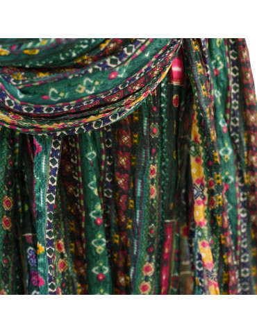 Bandhani Bottle Green Shade Dupatta