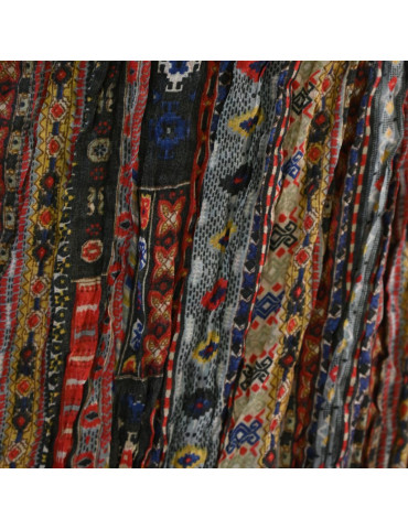 Bandhani Maroon Multicolor Shade Dupatta