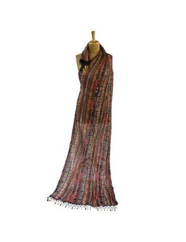Bandhani Maroon Multicolor Shade Dupatta