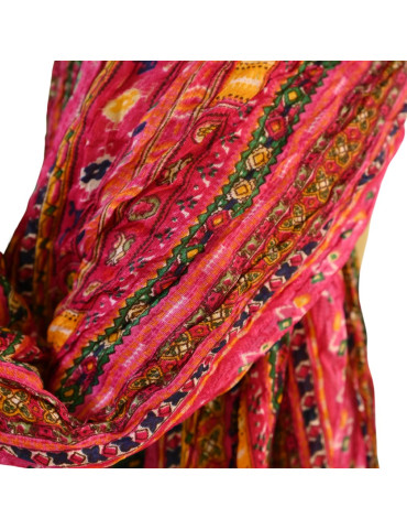Bandhani Pink Shaded Dupatta