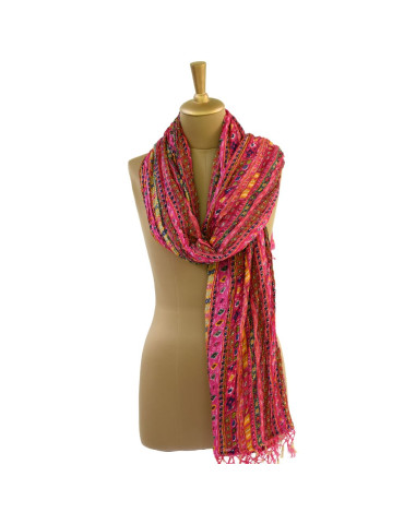 Bandhani Pink Shaded Dupatta