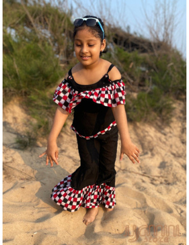 Sarara (Sambalpuri) Black Red