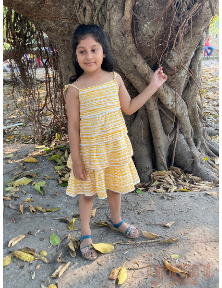 Layered Frock (Sangneri) Yellow