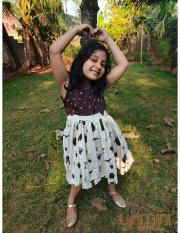 English Frock with Butterfly Back