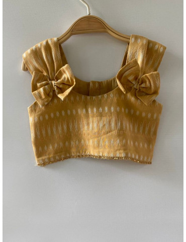 Dark Green Golden Girl Lehenga Choli (Set of 2)