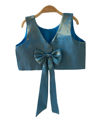 Copper Sulphate Girl Lehenga Choli (Set of 2)
