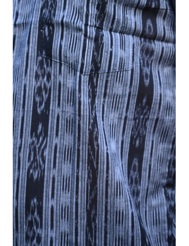 Sambalpuri Handloom Shirt Grey Mens Shirt