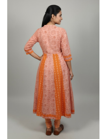 Pure Cotton Tribal Print with Katha patch work