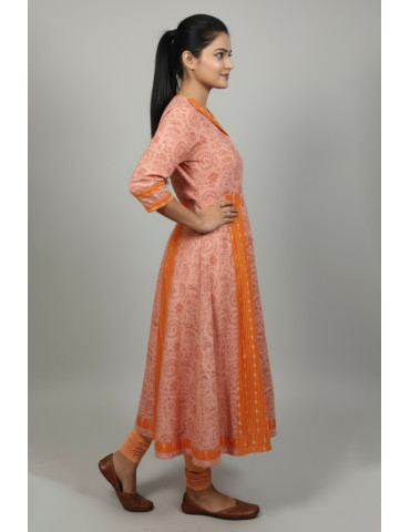 Pure Cotton Tribal Print with Katha patch work