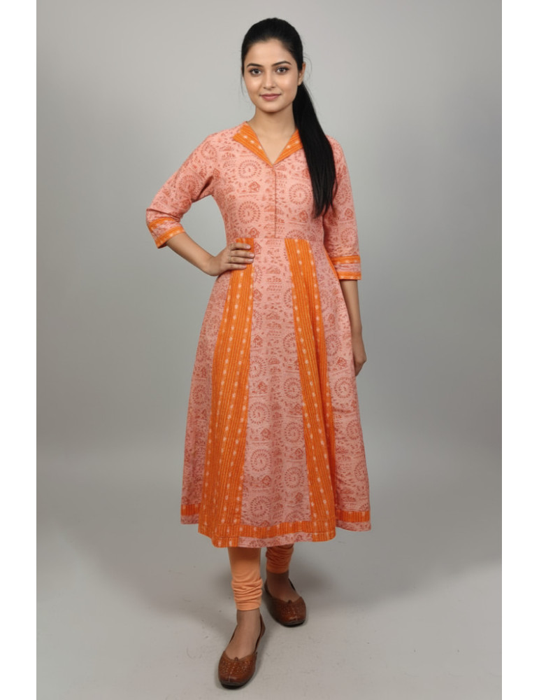 Pure Cotton Tribal Print with Katha patch work