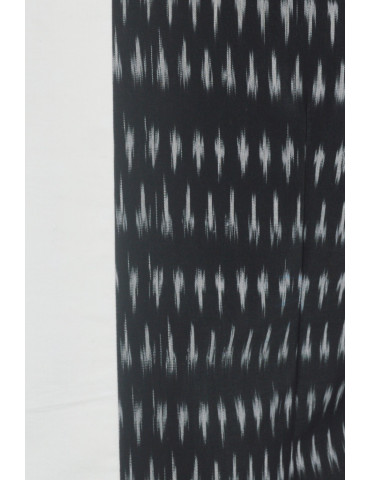 Yamini Ikat Handloom White Black  Waistcoat/Jacket 