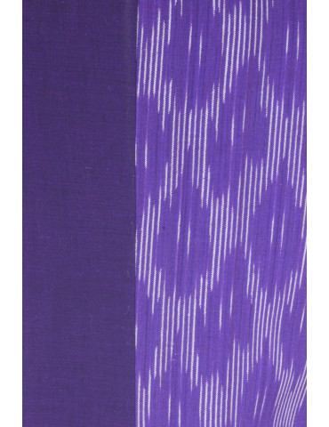 Yamini kat Cotton Purple Handloom Waistcoat/Jacket