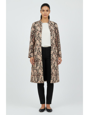 Kalamkari Cotton Long Handloom Waistcoat/Jacket