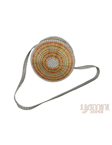 Bamboo 9" round sling ladies bag (Design1)