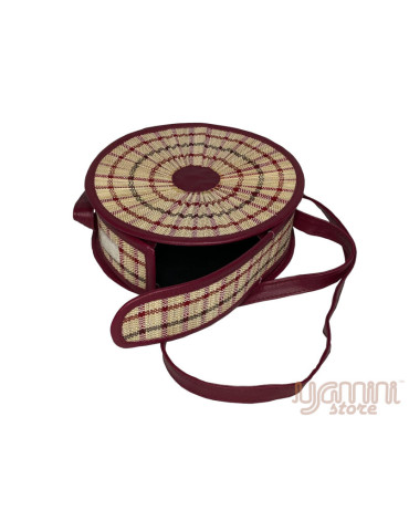 Bamboo 9" round sling ladies bag (Design2)