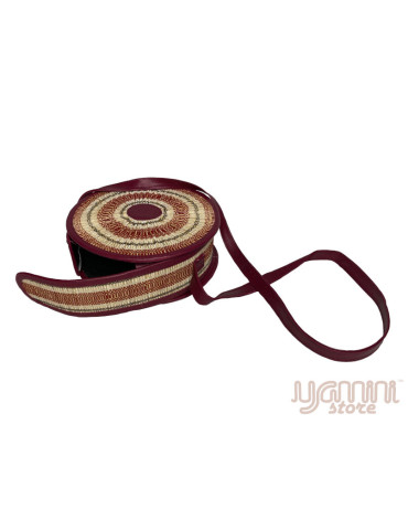 Bamboo 9" round sling ladies bag (Design3)