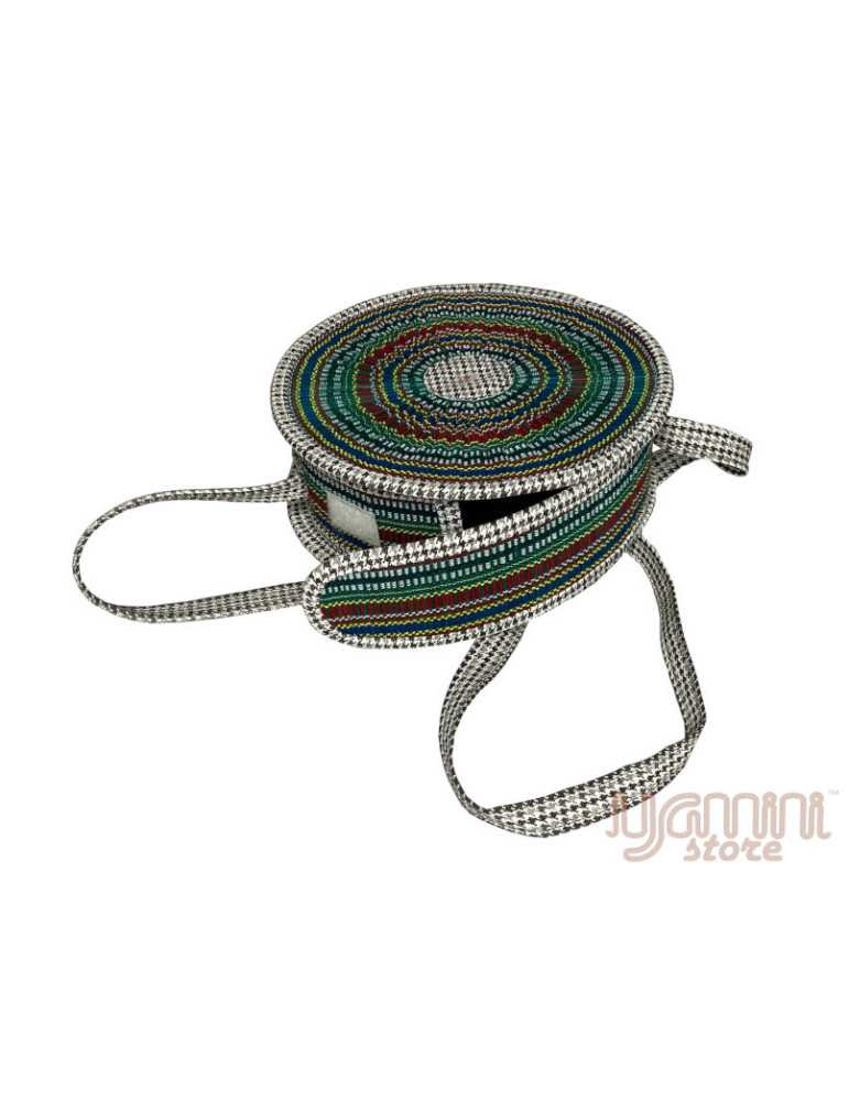 Bamboo 9" round sling ladies bag (Design4)