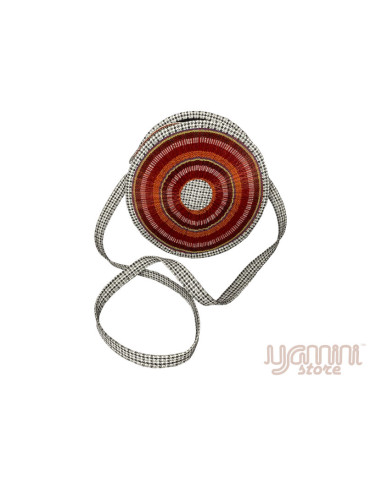 Bamboo 9" round sling ladies bag (Design5)