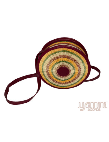 Bamboo 9" round sling ladies bag (Design7)