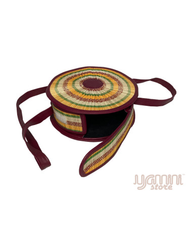 Bamboo 9" round sling ladies bag (Design7)