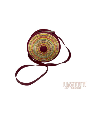 Bamboo 9" round sling ladies bag (Design8)