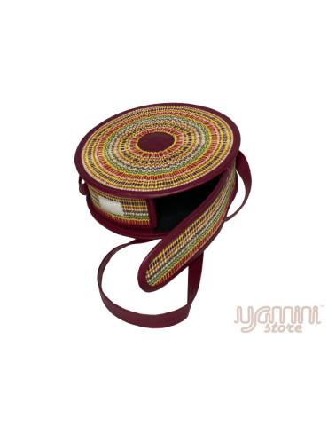 Bamboo 9" round sling ladies bag (Design8)