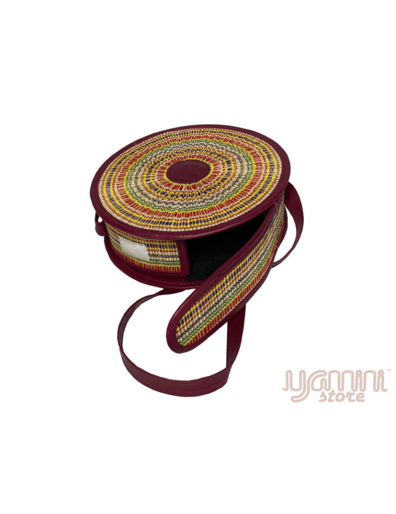 Bamboo 9" round sling ladies bag (Design8)