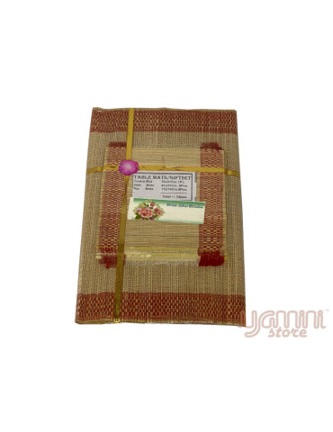Bamboo Table mat Red