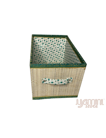 Bamboo mat Loundry Box