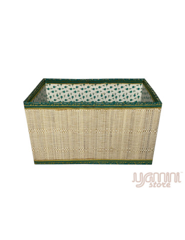 Bamboo mat Loundry Box