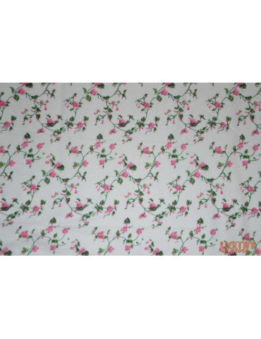 Premium Lightweight Cotton Floral Pattern Bedsheet with 2 Pillow covers