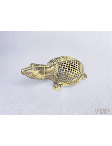 Dhokra Craft - Small Turtle 