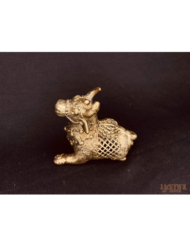 Dhokra Craft - Sitting Bull 