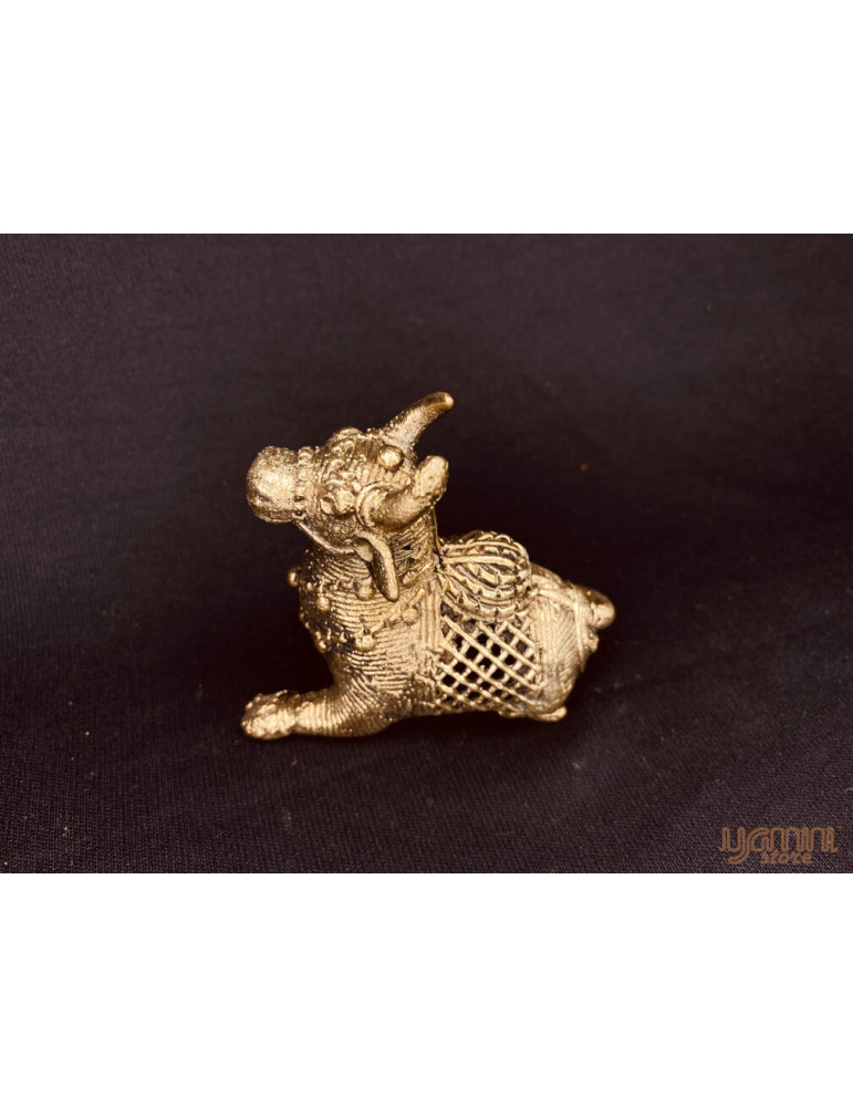 Dhokra Craft - Sitting Bull 