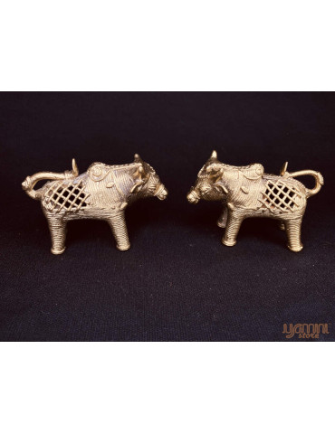Dhokra Craft -  Bull Set
