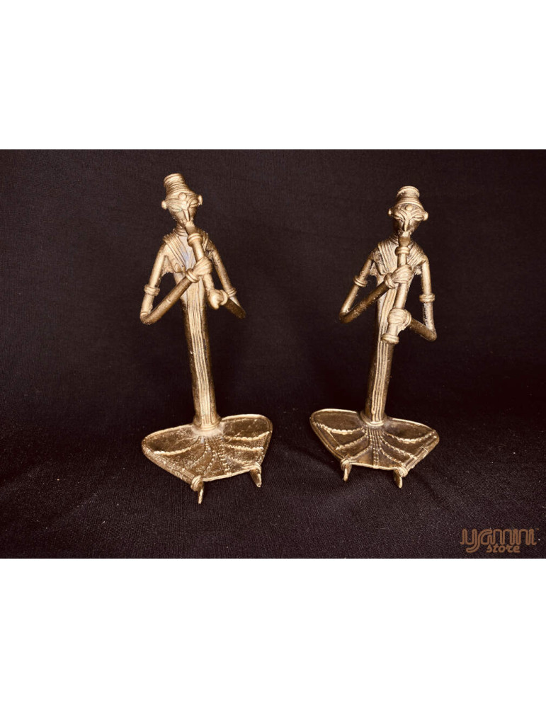 Dhokra Craft -  Sitting Musician Set 