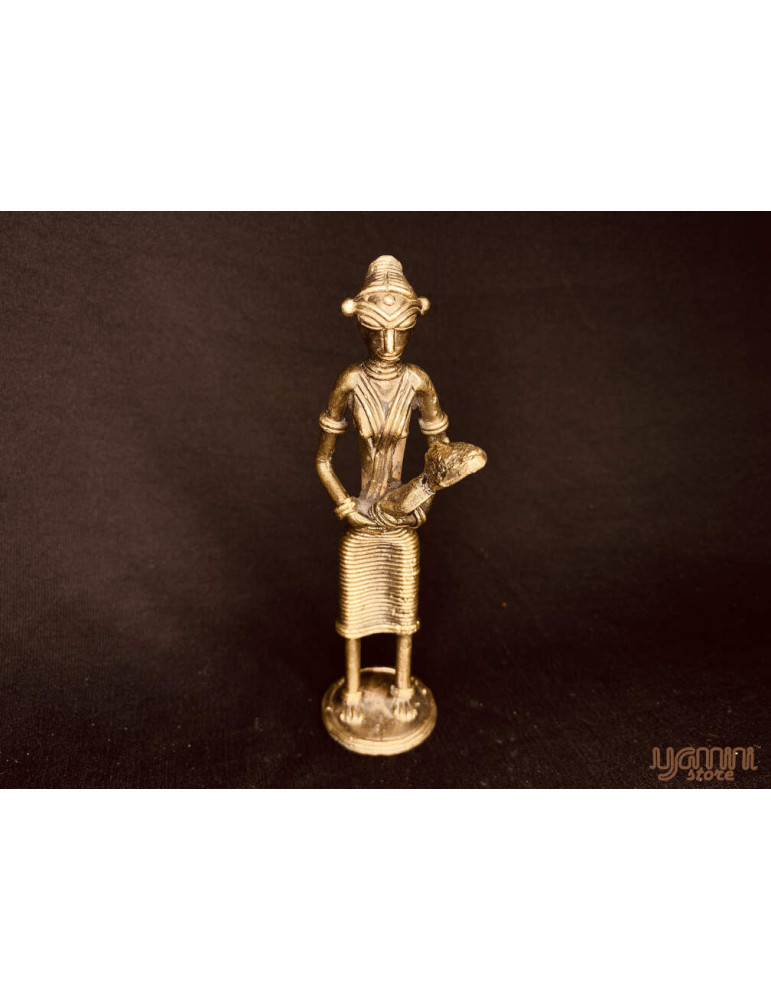 Dhokra Craft - Mother with Child