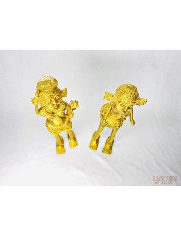 Dhokra Craft - Tribal Couple Set Medium