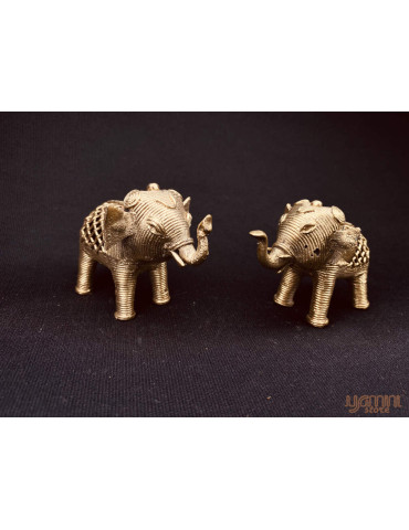 Dhokra Craft - Elephant Set