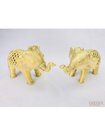 Dhokra Craft - Elephant Set