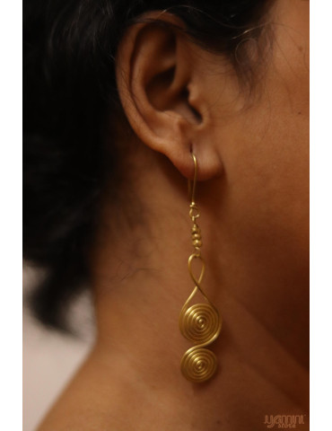 Tribal Spiral  Design Earring 