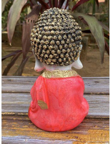Cute Praying Buddha - Pink